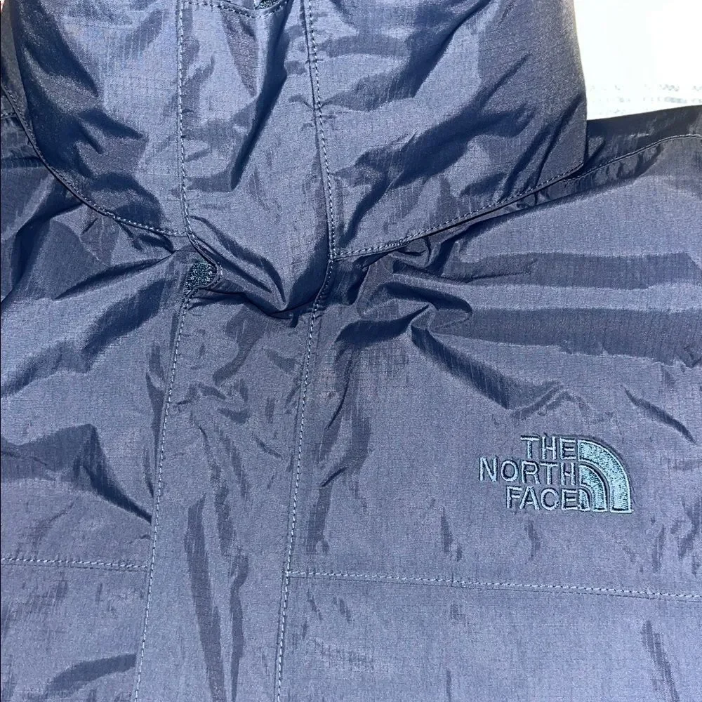The North Face Men’s Dryvent Waterproof Hooded City Rain Parka Jacket Blue S/XL
